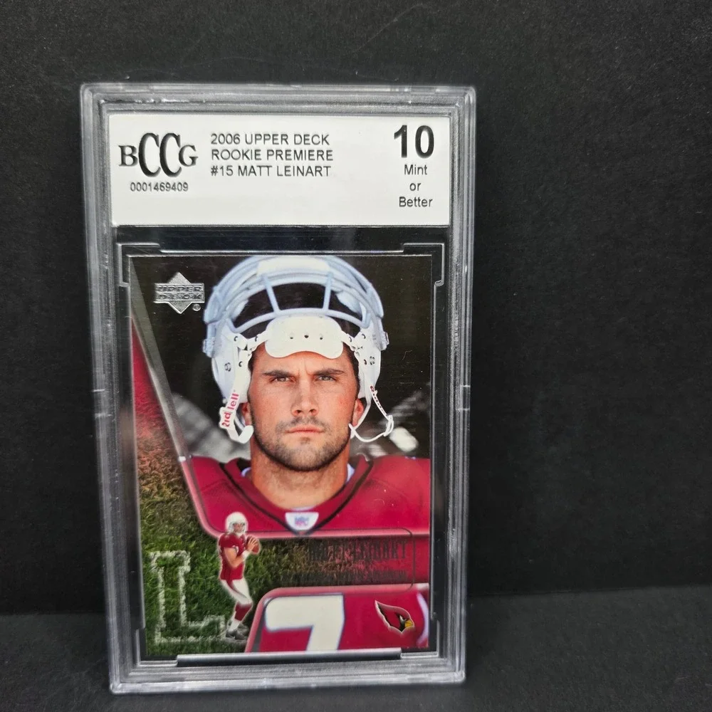 Upper Deck Matt Leinart Trading Card 2006 Rookie Premiere‎ BCCG 10